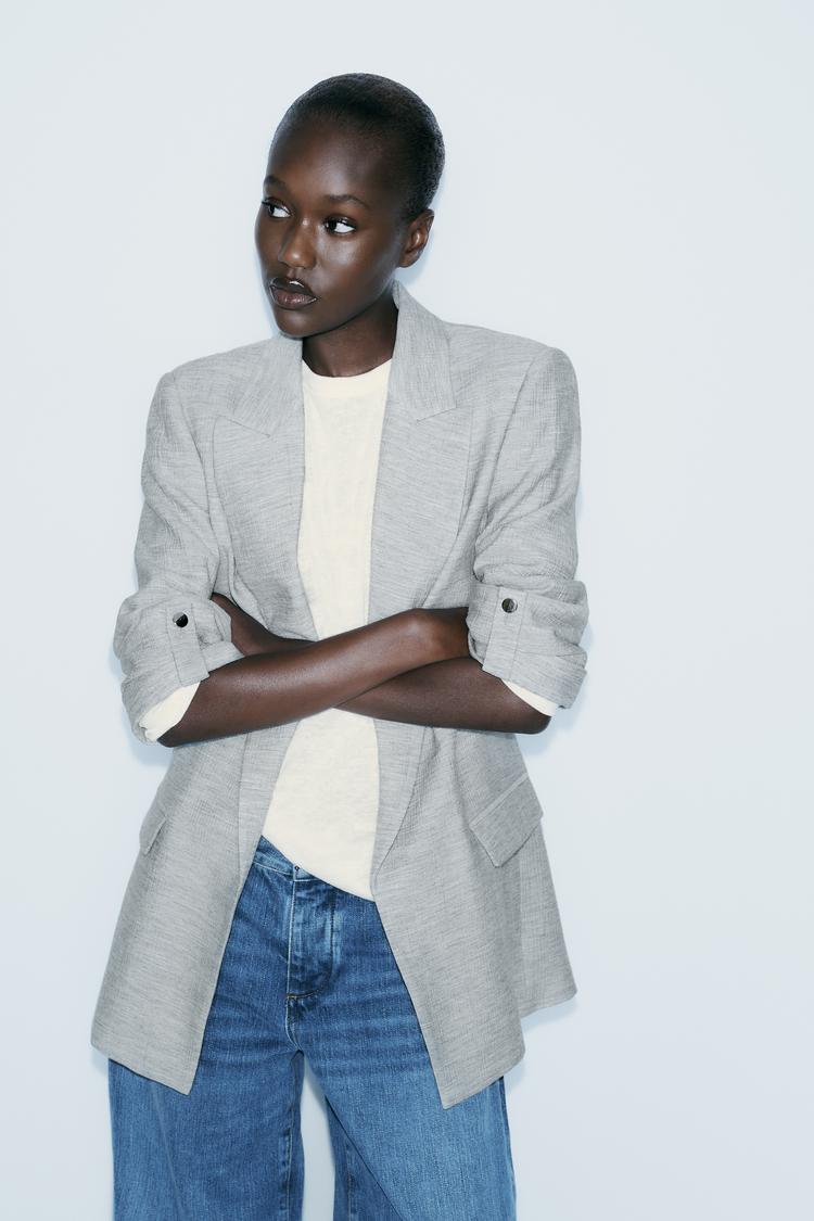 Brit & Boho™ I Hany Blazer with Rolled-Up Sleeve Brit & Boho | Fashion & Boutique