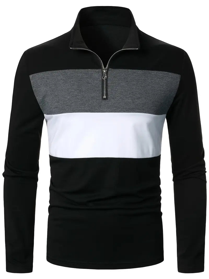 Brit & Boho™ | The Aspen Colorblock Quarter-Zip Brit & Boho | Fashion & Boutique