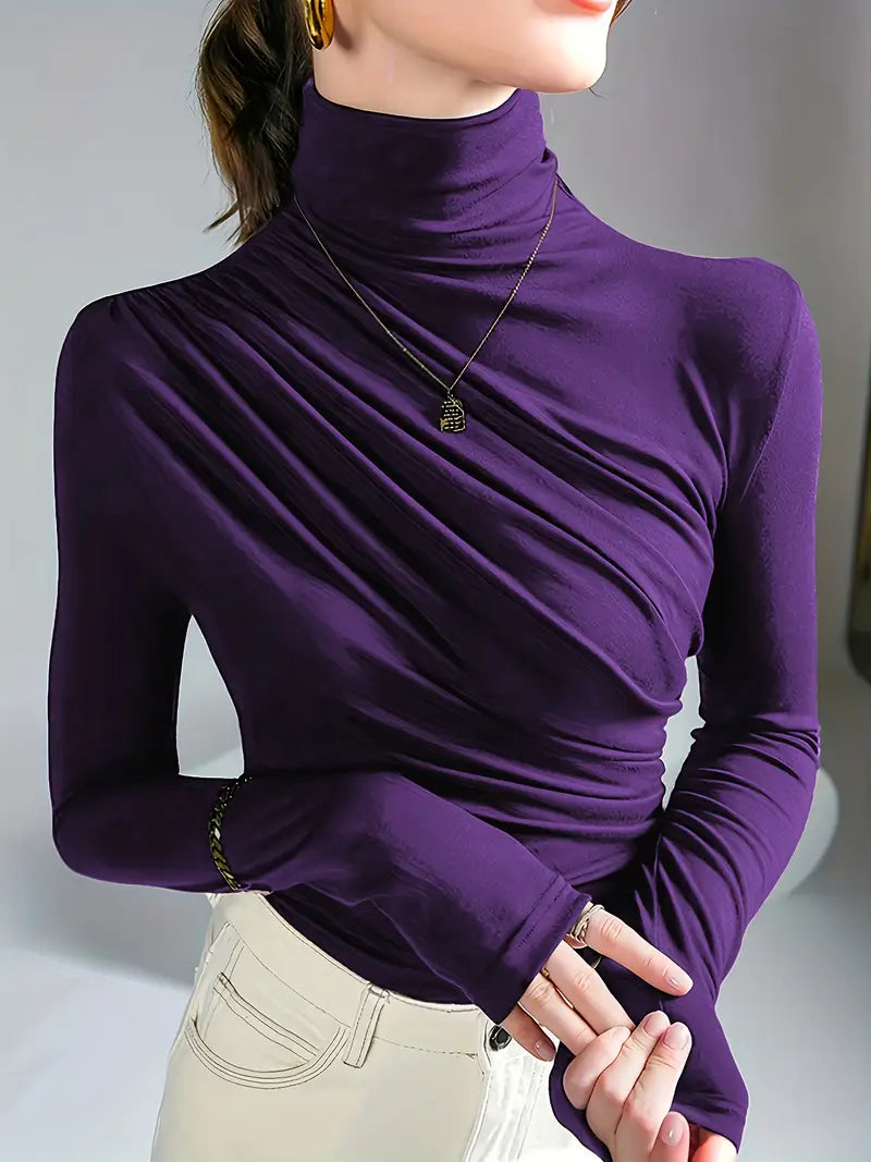 Brit & Boho™ I Sean Mock Neck T-Shirt Brit & Boho | Fashion & Boutique