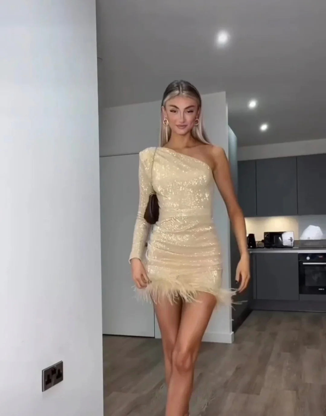 Brit & Boho™ I Stella Gold Dress Brit & Boho | Fashion & Boutique