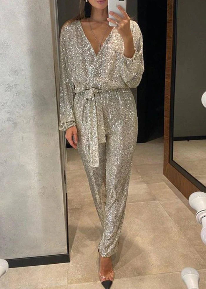 Brit & Boho™ I Queenie Sequin Jumpsuit Brit & Boho | Fashion & Boutique