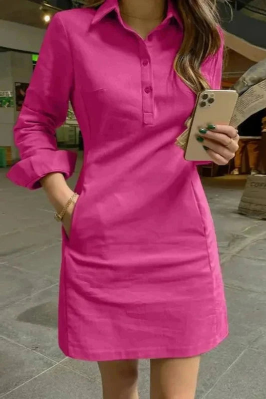 Brit & Boho™️ | Belle Casual Pocketed Dress Brit & Boho | Fashion & Boutique