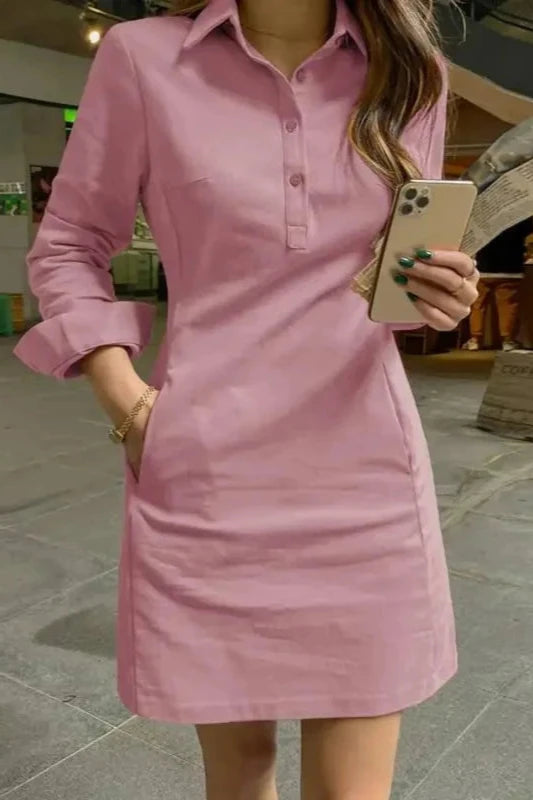 Brit & Boho™️ | Belle Casual Pocketed Dress Brit & Boho | Fashion & Boutique
