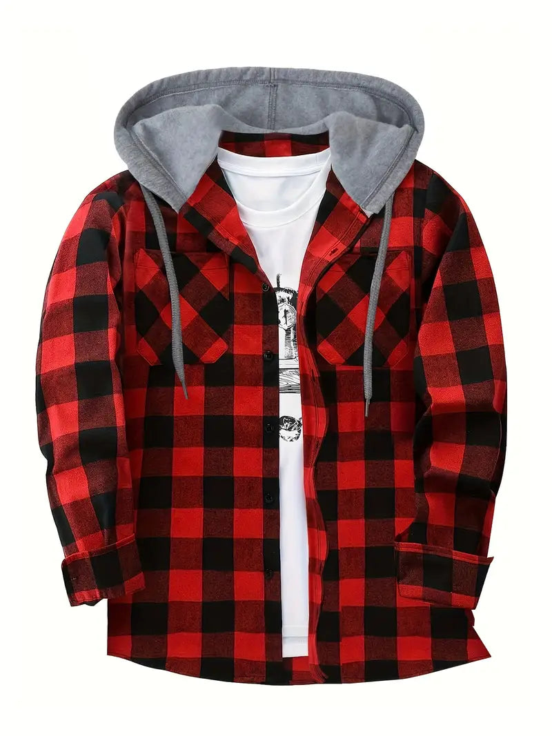 Brit & Boho™️ | Timber Hooded Flannel Jacket Brit & Boho | Fashion & Boutique