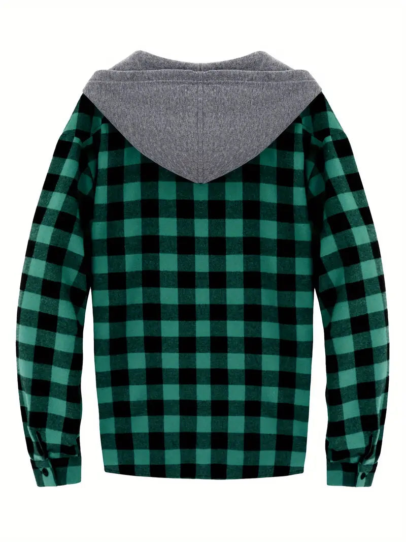 Brit & Boho™️ | Timber Hooded Flannel Jacket Brit & Boho | Fashion & Boutique