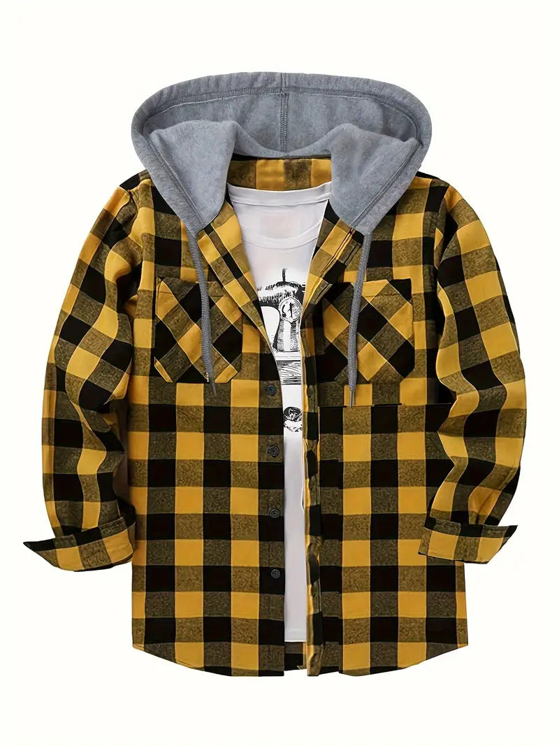 Brit & Boho™️ | Timber Hooded Flannel Jacket Brit & Boho | Fashion & Boutique