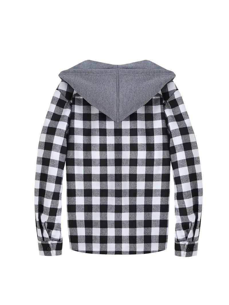 Brit & Boho™️ | Timber Hooded Flannel Jacket Brit & Boho | Fashion & Boutique