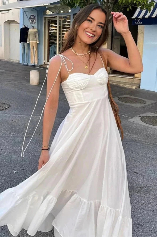 Brit & Boho™️ Ruby I Lace Up Strap Dress Brit & Boho | Fashion & Boutique