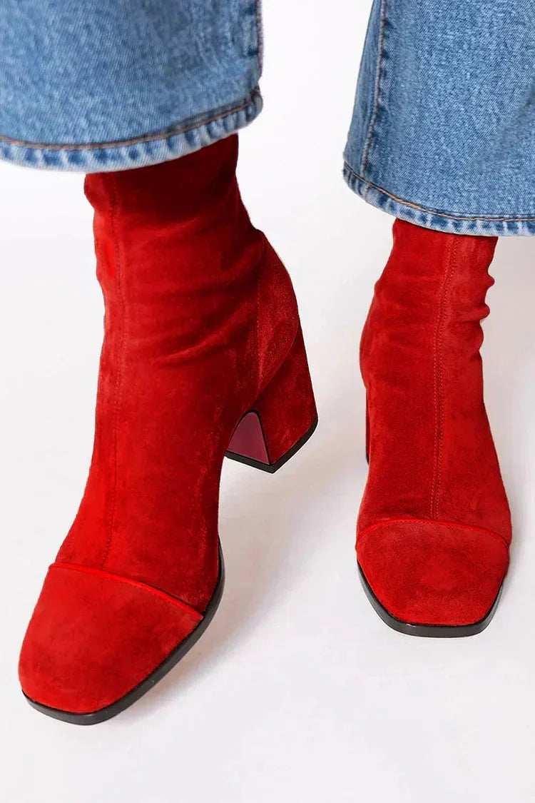 Aria | Grace Step Heeled Boots