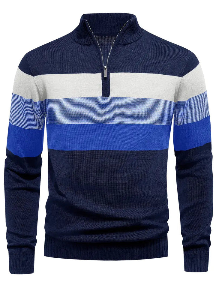 Brit & Boho™️ | The Luxe Colorblock Quarter Zip Brit & Boho | Fashion & Boutique