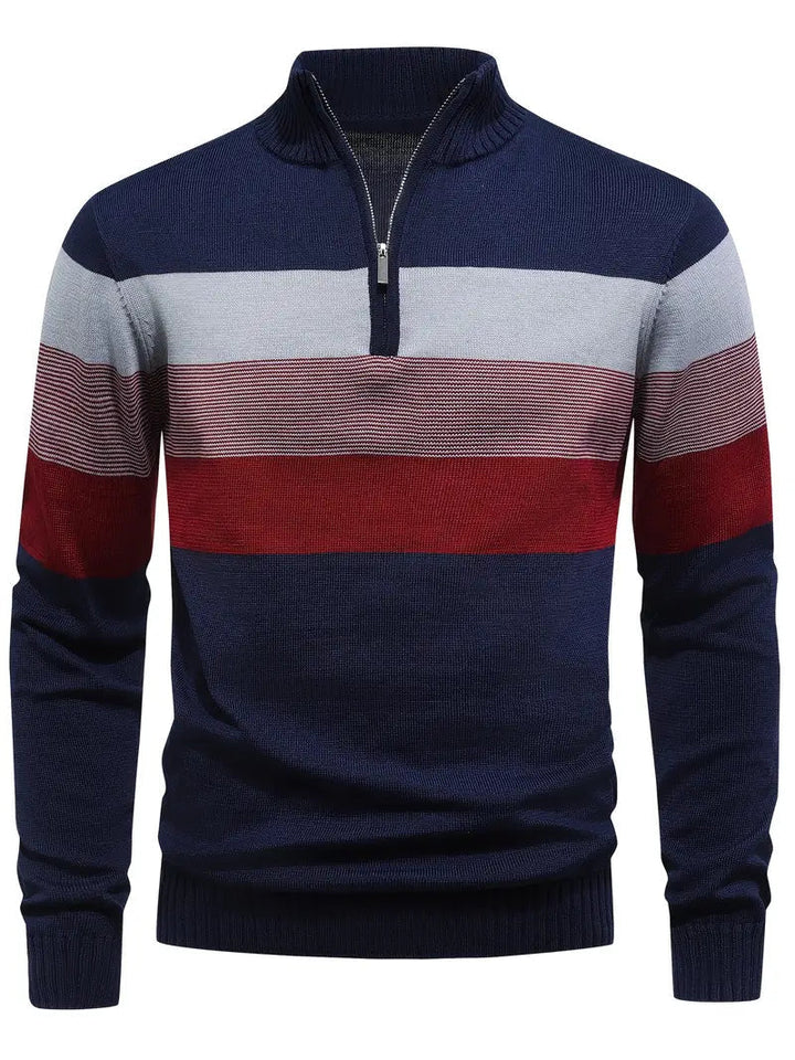 Brit & Boho™️ | The Luxe Colorblock Quarter Zip Brit & Boho | Fashion & Boutique