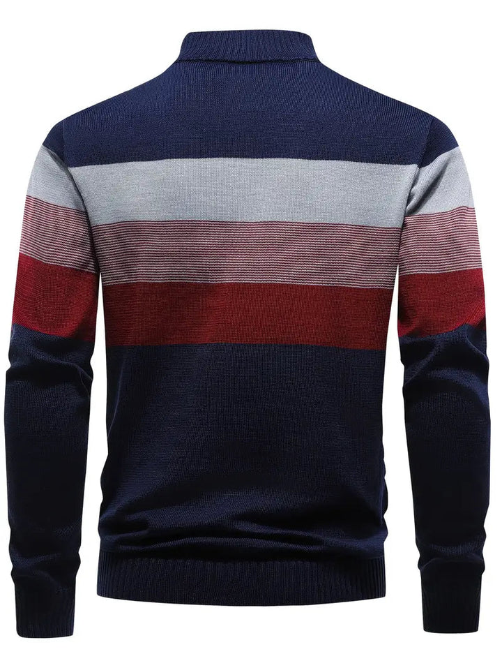Brit & Boho™️ | The Luxe Colorblock Quarter Zip Brit & Boho | Fashion & Boutique