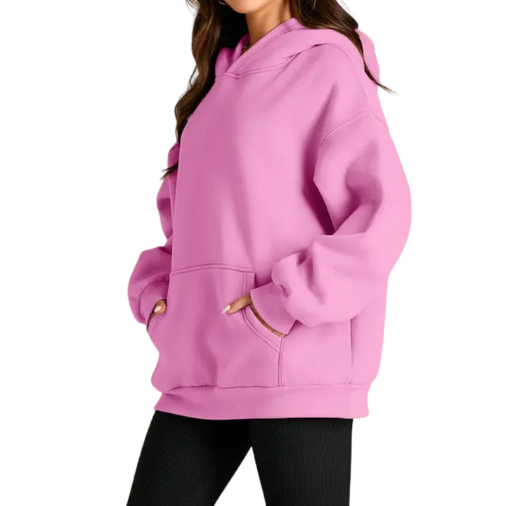 BREELAN™ – Cozy Oversized Fleece Pullover Hoodie