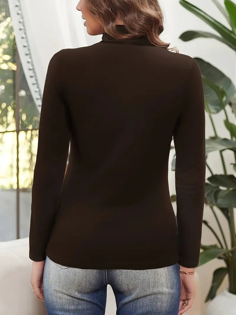 Brit & Boho™ I Sean Mock Neck T-Shirt Brit & Boho | Fashion & Boutique