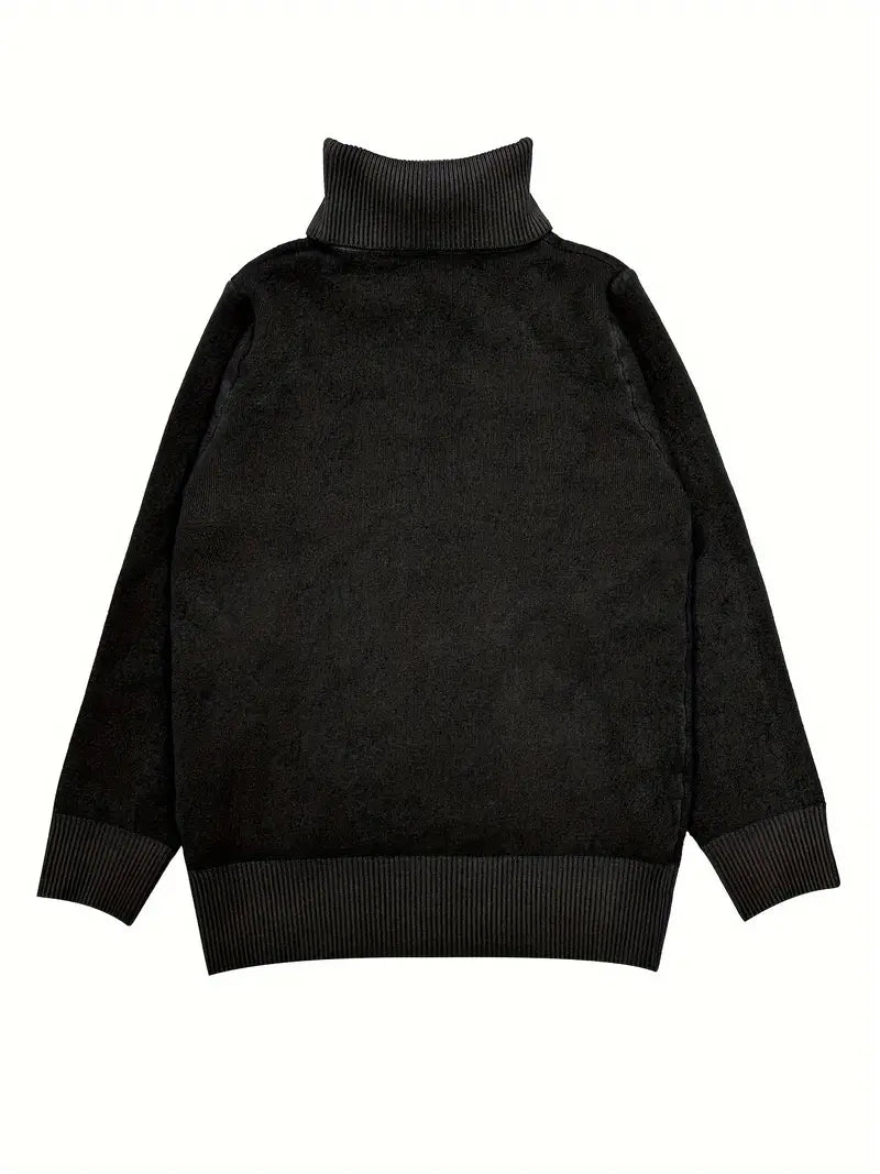 Brit & Boho™ I Jascent Thermal Turtleneck Top