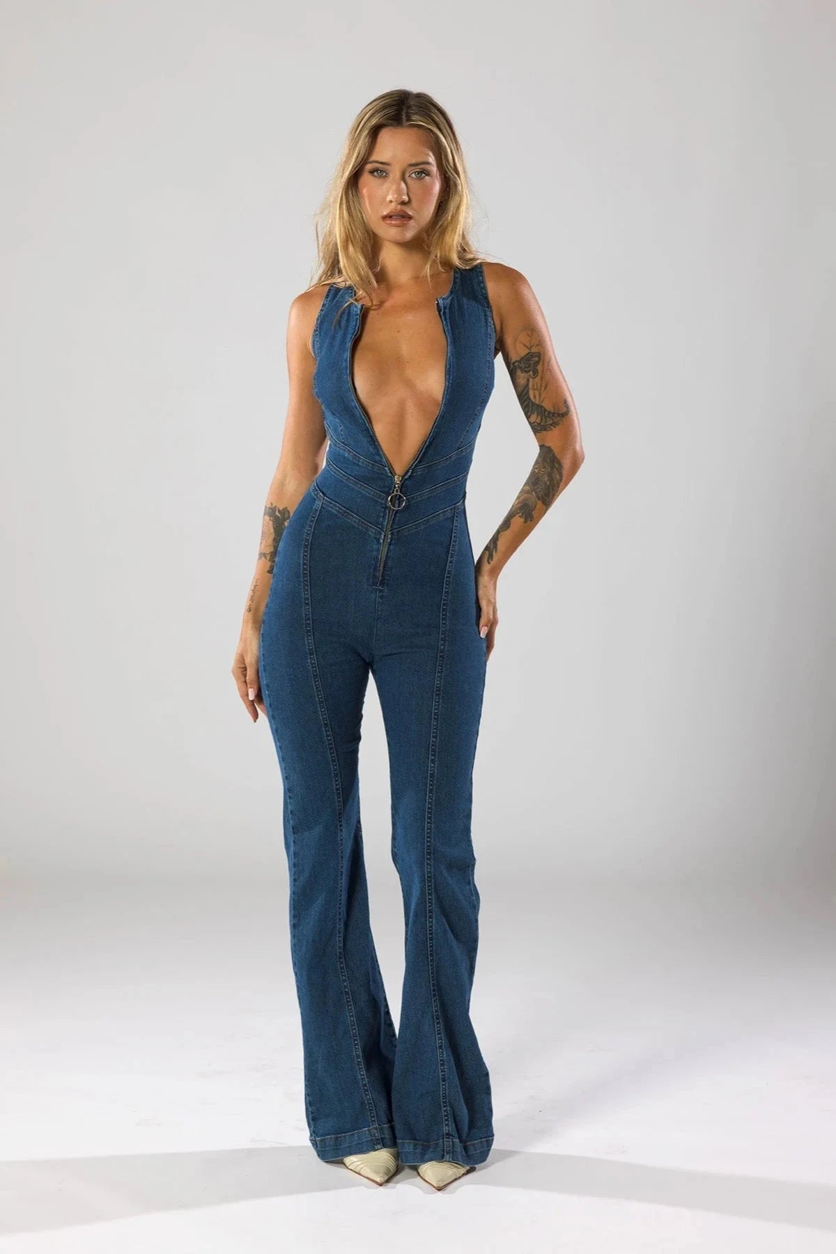 Brit & Boho™ I Merci Denim Jumsuit Brit & Boho | Fashion & Boutique