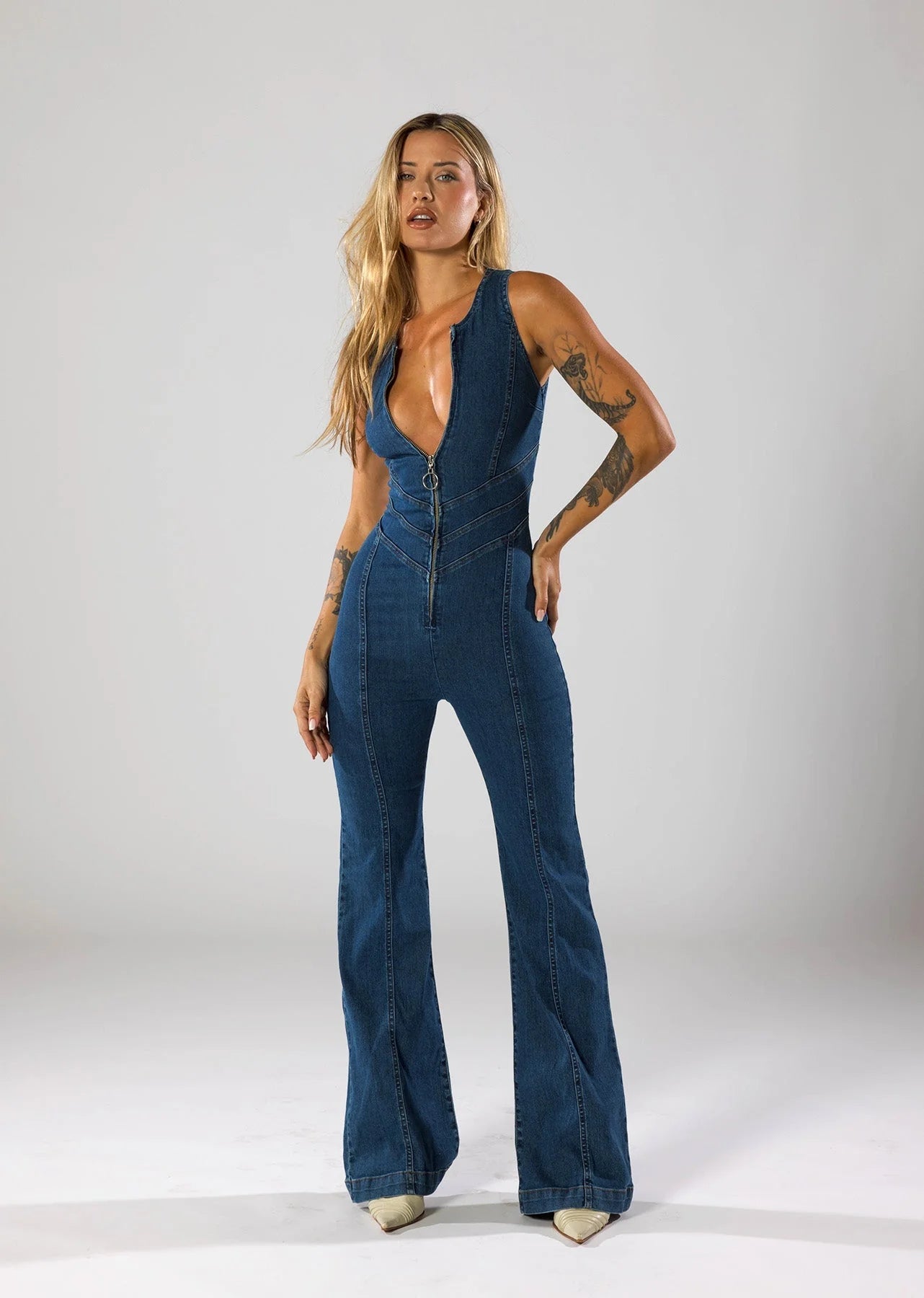 Brit & Boho™ I Merci Denim Jumsuit Brit & Boho | Fashion & Boutique