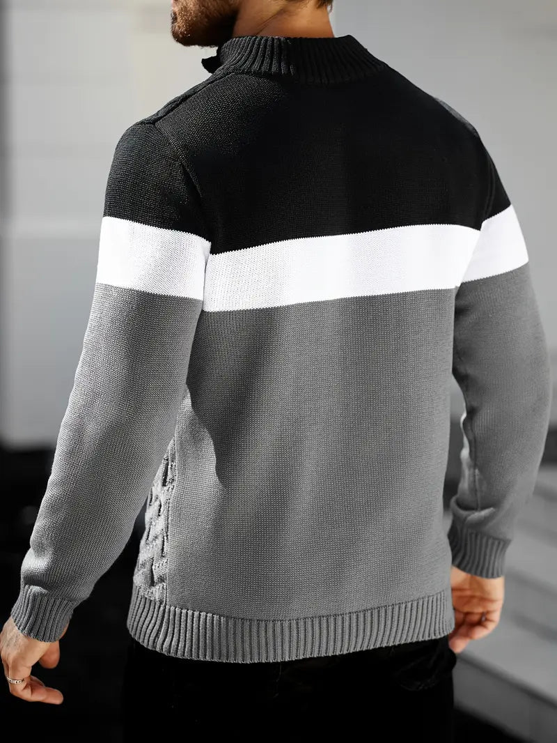 Brit & Boho™️ | The Atlas Henley Knit Pullover Brit & Boho | Fashion & Boutique