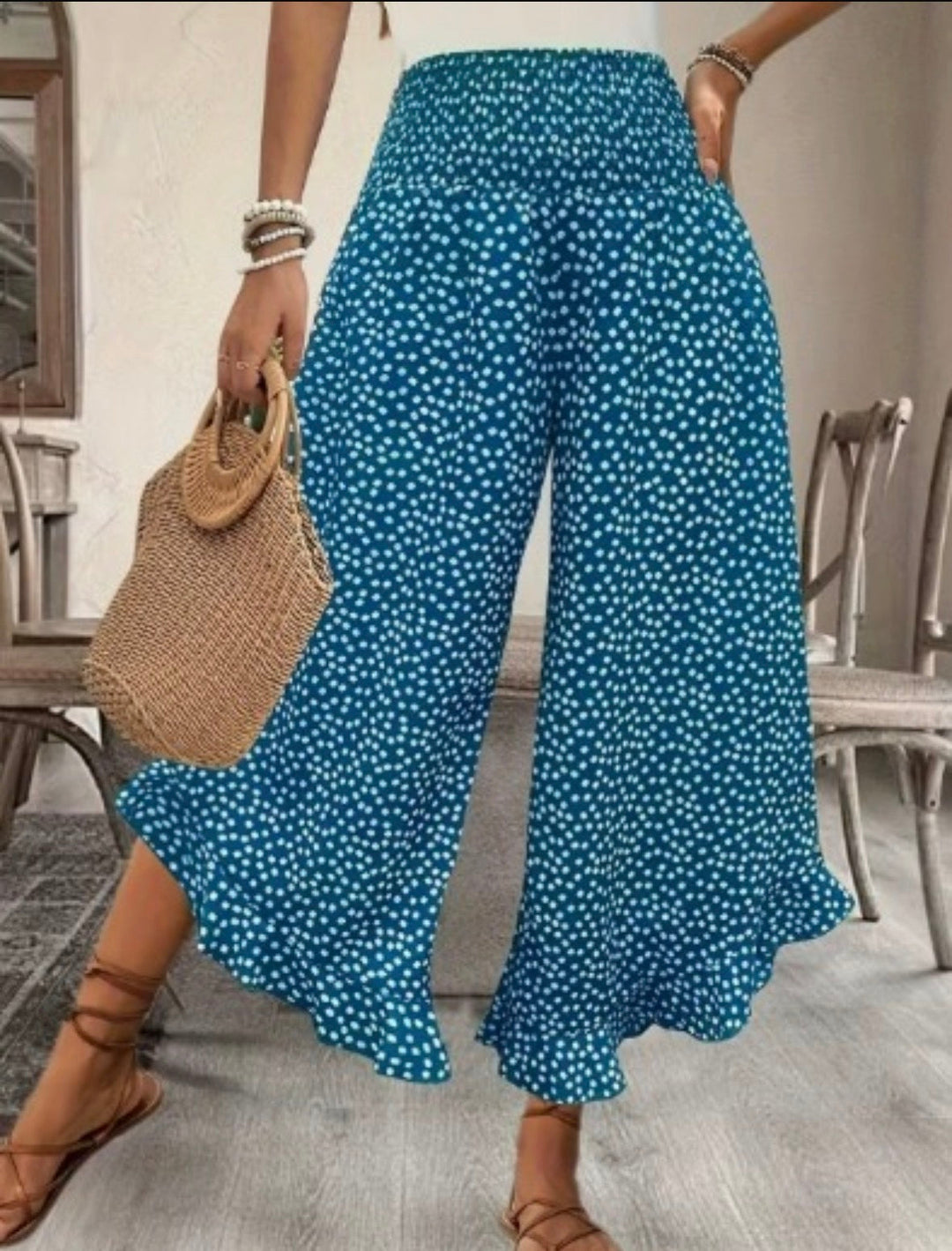 Women’s Flowy High Waist Wide-Leg Pants – Slimming, Comfy & Chic