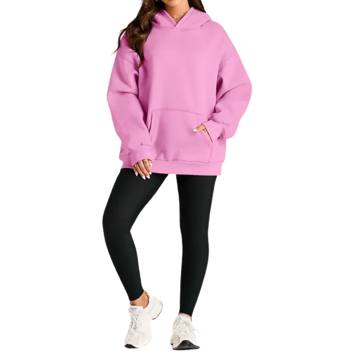 BREELAN™ – Cozy Oversized Fleece Pullover Hoodie