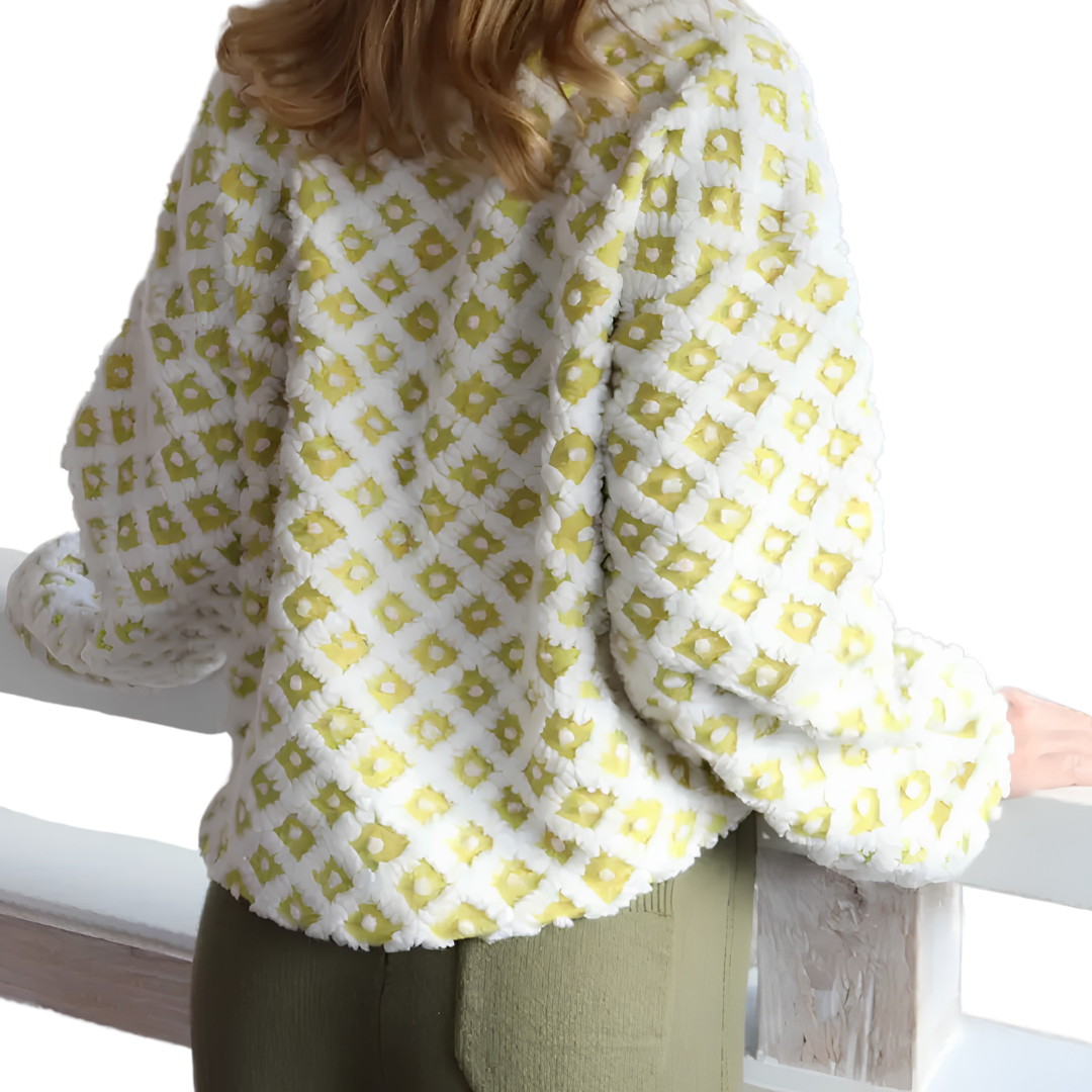 INGRID™ – Cozy Plaid Sherpa Pullover Sweatshirt