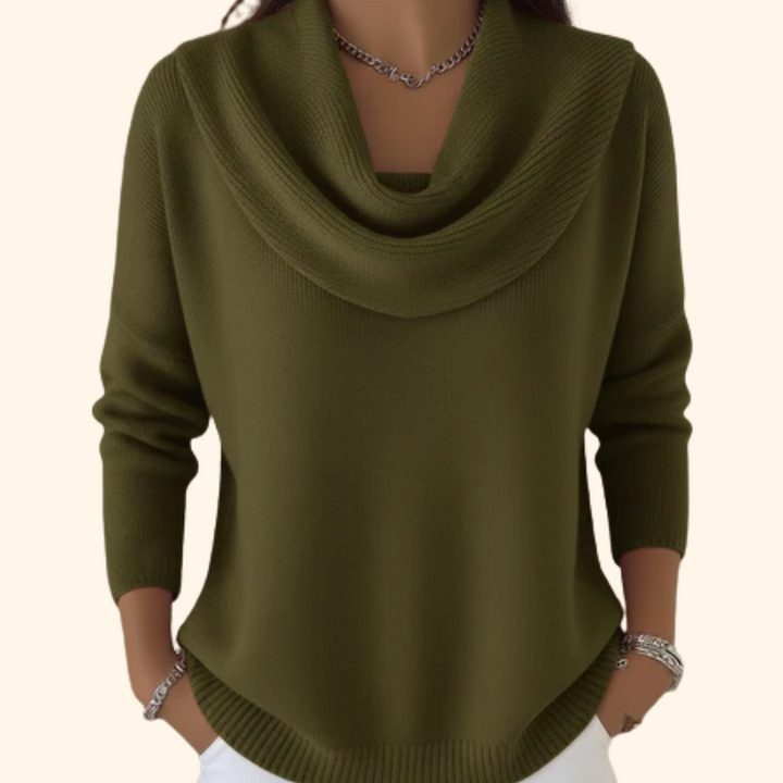 Brit & Boho™ | Sweater with Collar