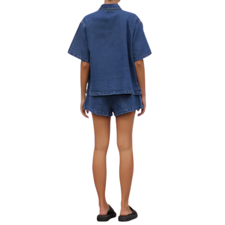 DOTTIE™ – Relaxed Vintage Denim Two-Piece Set