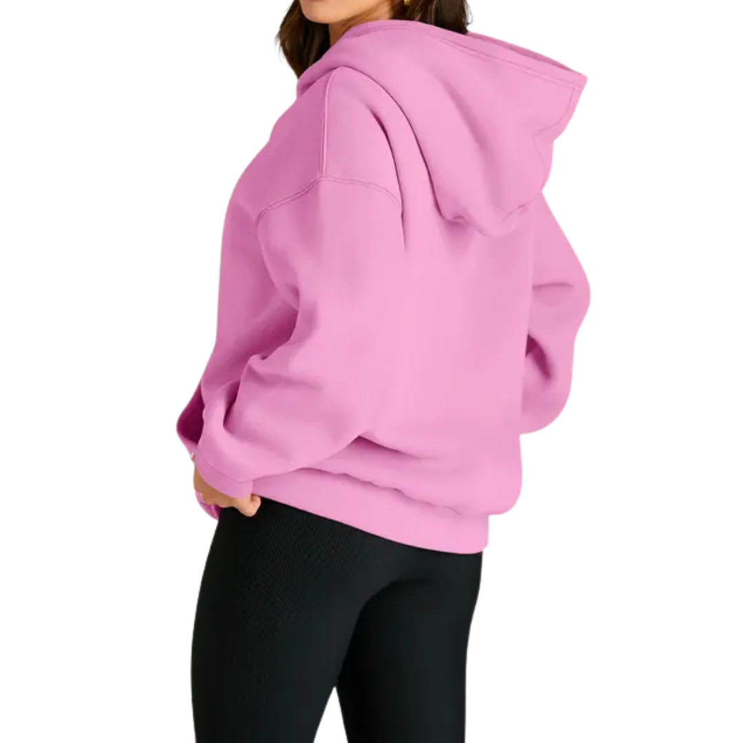 BREELAN™ – Cozy Oversized Fleece Pullover Hoodie