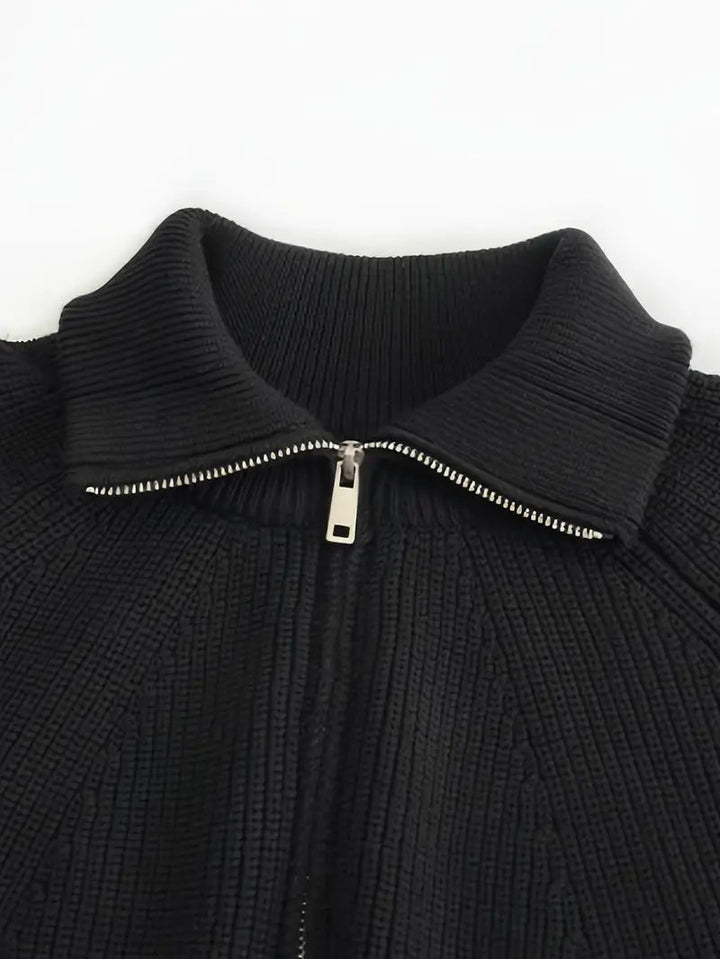 Brit & Boho™️ | Ethan Classic Knit Zipper Brit & Boho | Fashion & Boutique