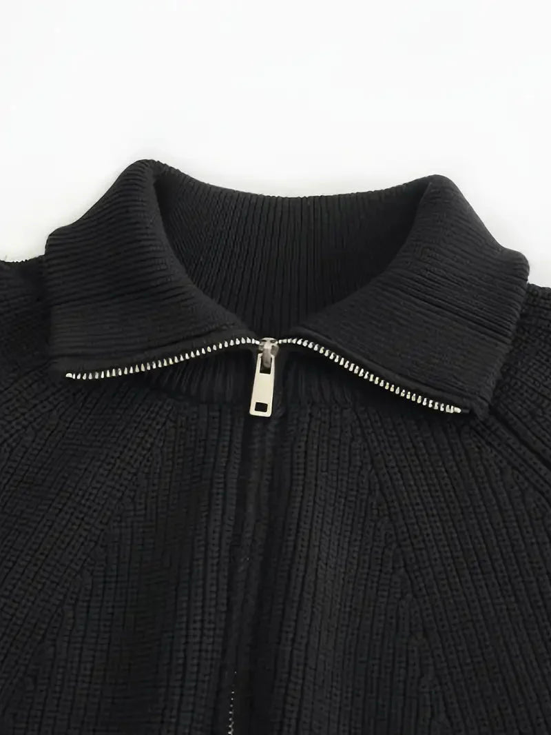 Brit & Boho™️ | Ethan Classic Knit Zipper Brit & Boho | Fashion & Boutique