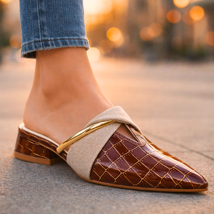 Rose Croc Slip-On's