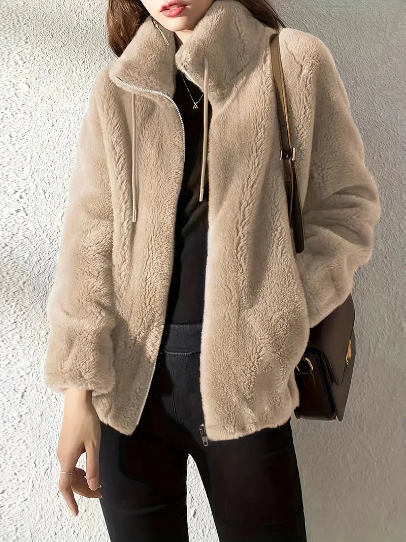 Brit & Boho™ I Sofia Drawstring Teddy Coat Brit & Boho | Fashion & Boutique