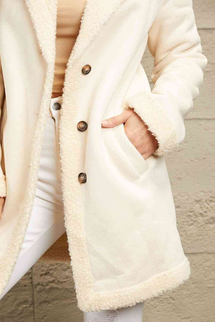 Brit & Boho™ | Willow Trim Solid Coat Brit & Boho | Fashion & Boutique