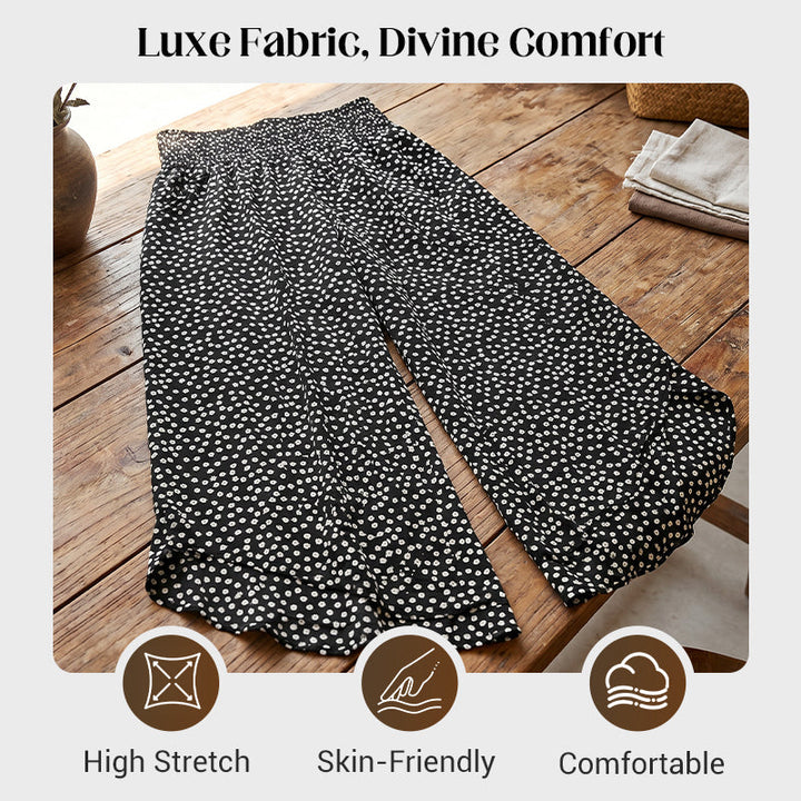 Women’s Flowy High Waist Wide-Leg Pants – Slimming, Comfy & Chic