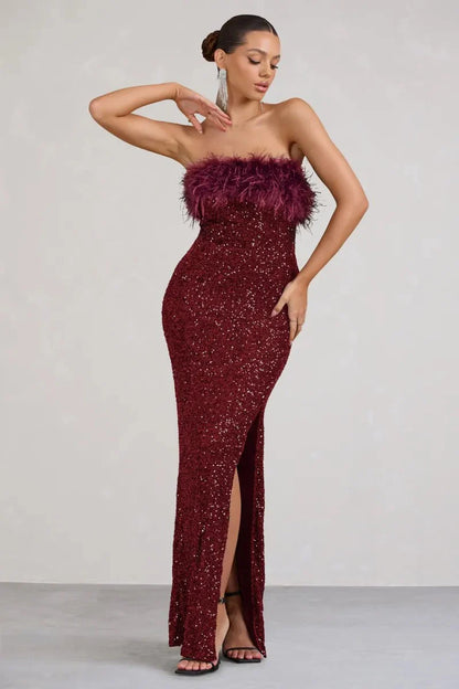 Brit & Boho™ I Old Money Bodycon Sequin Dress Brit & Boho | Fashion & Boutique