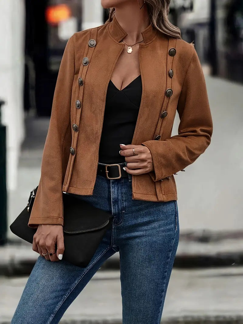 Brit & Boho™ I Windy Faux Suede Leather Jacket Brit & Boho | Fashion & Boutique