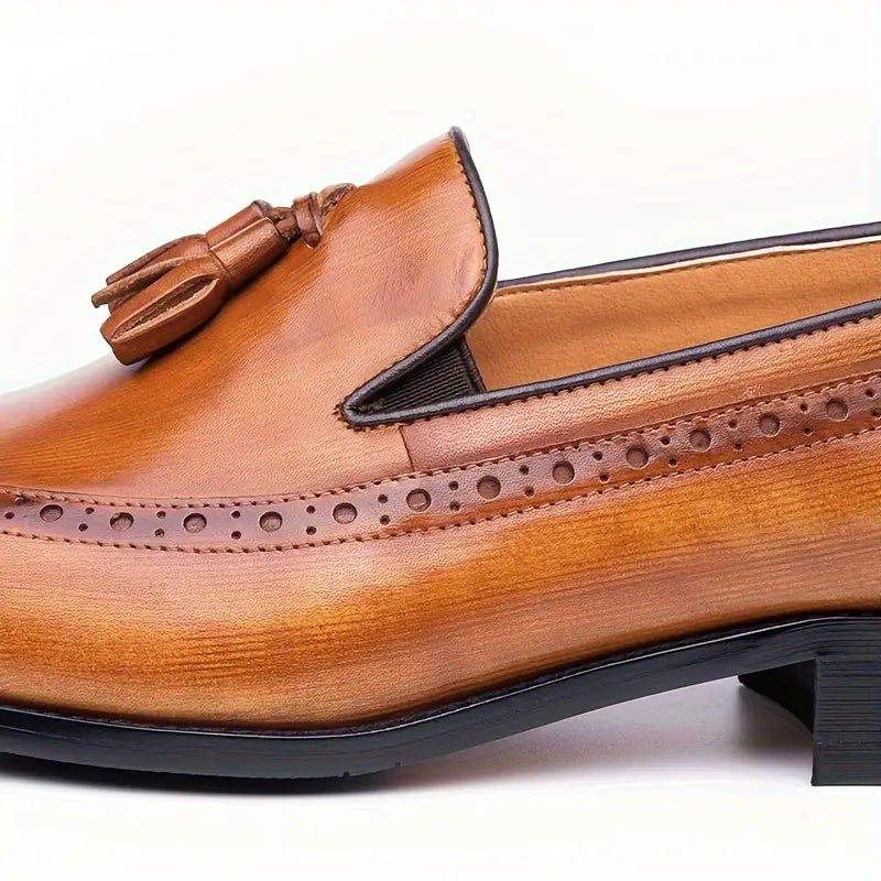 Brit & Boho™️ | Men's Retro Wingtip Tassel Shoes Brit & Boho | Fashion & Boutique