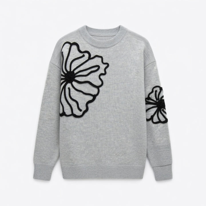 Brit & Boho™ | Amelia 3D Detailing Sweater