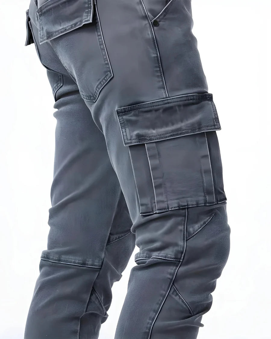 Brit & Boho™️ | Basic Cargo Stretch Pants Brit & Boho | Fashion & Boutique