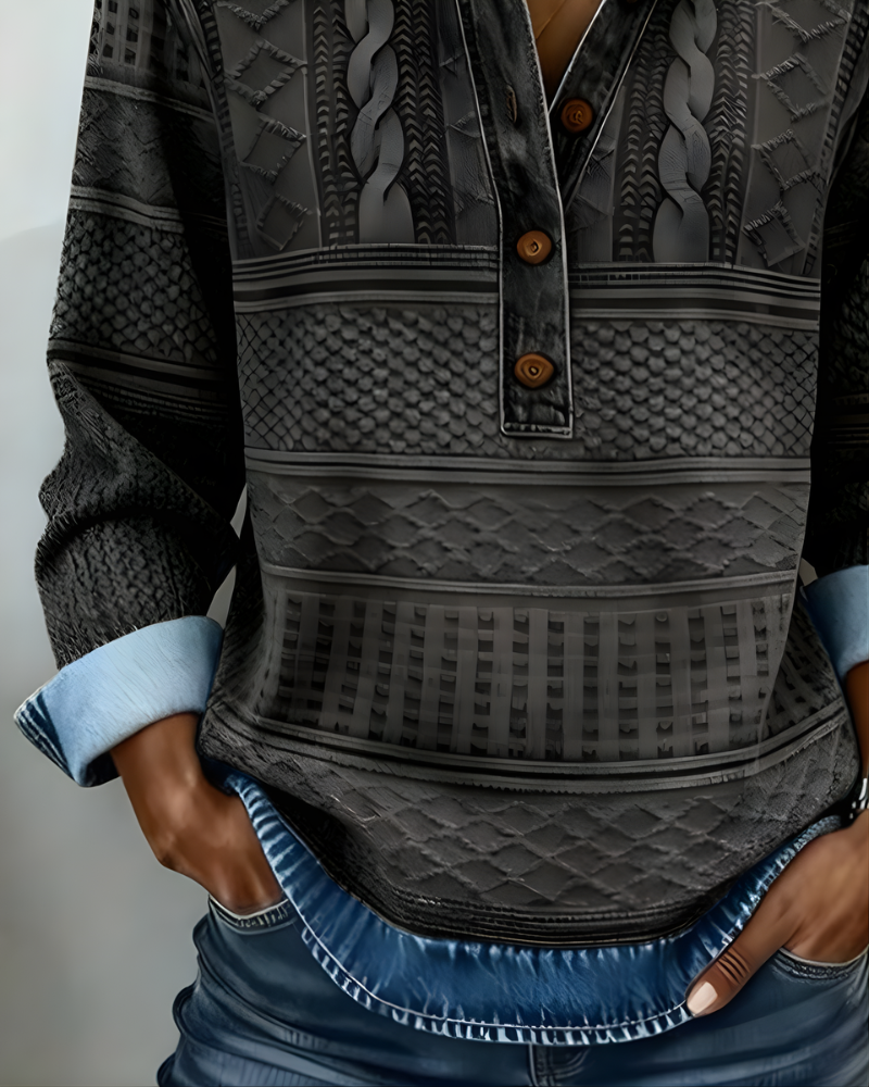 Rowan™ Half-Button Collared Sweatshirt