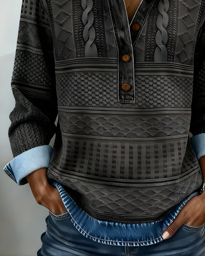 Rowan™ Half-Button Collared Sweatshirt
