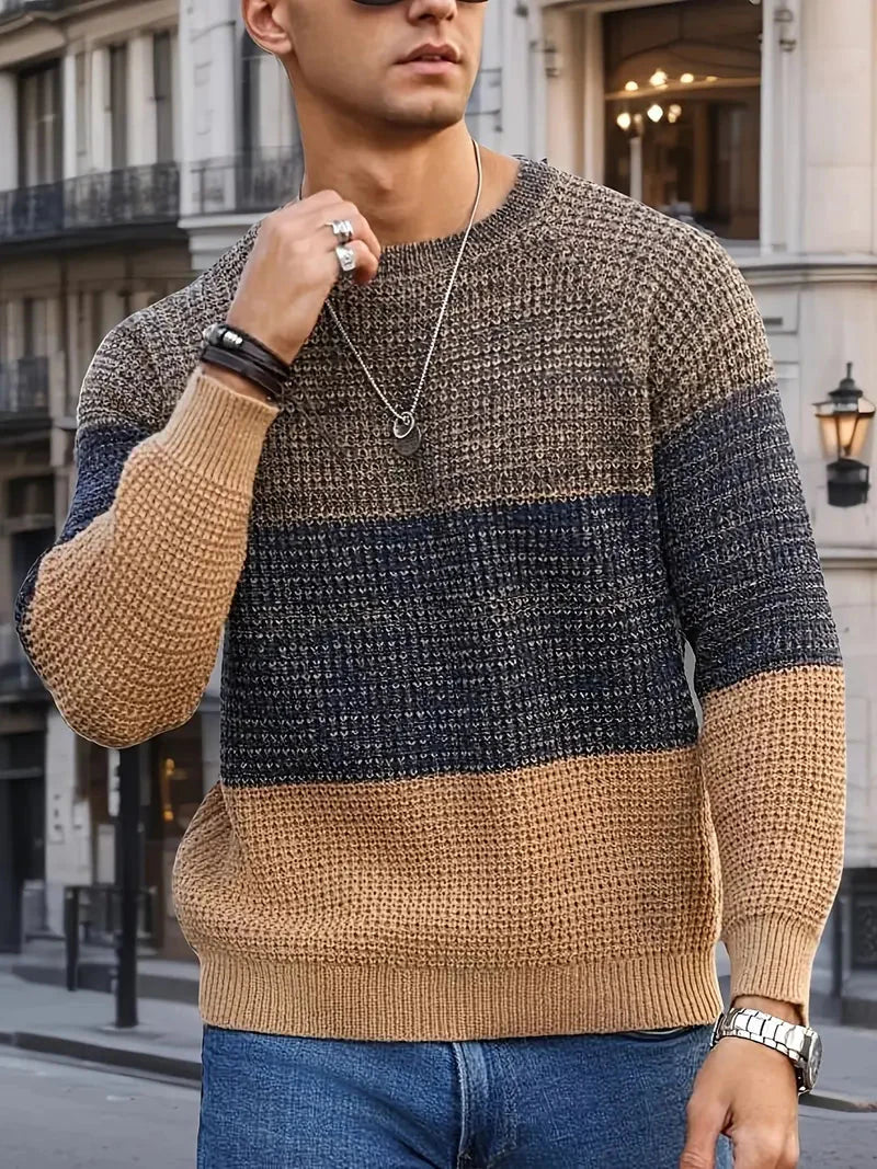 Brit & Boho™️ | The Orion Geometric Knit Pullover Brit & Boho | Fashion & Boutique
