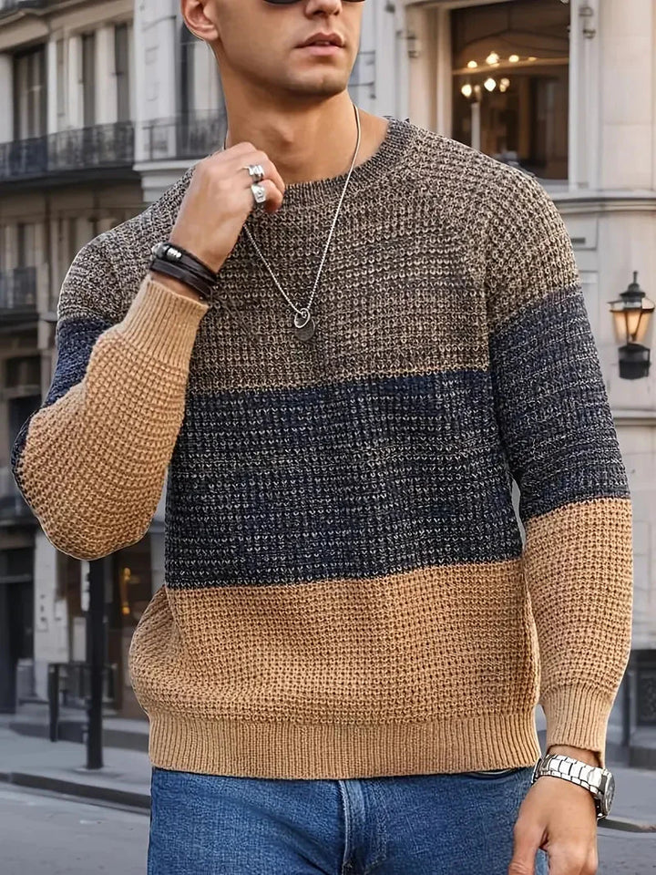 Brit & Boho™️ | The Orion Geometric Knit Pullover Brit & Boho | Fashion & Boutique