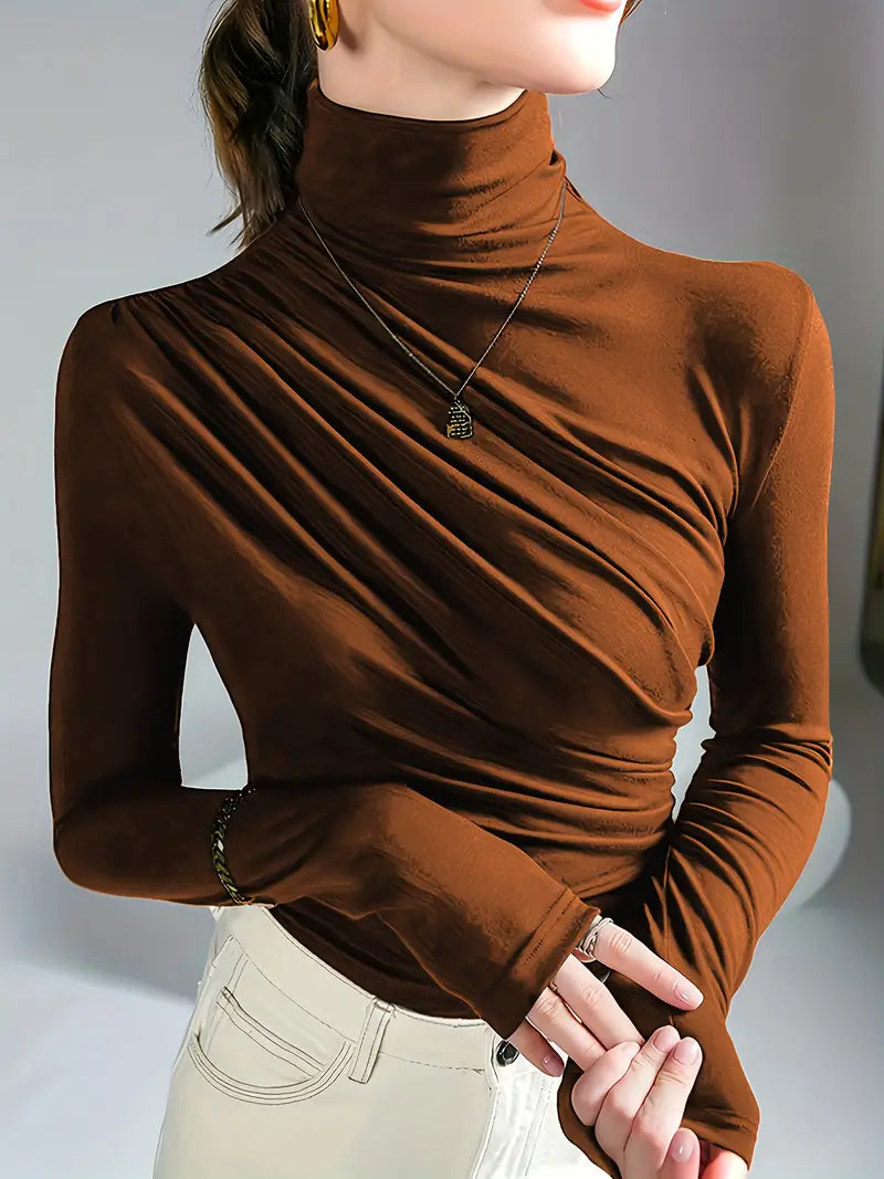 Brit & Boho™ I Sean Mock Neck T-Shirt Brit & Boho | Fashion & Boutique
