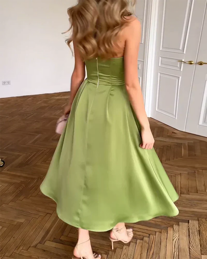Brit & Boho™ I Linda Strapless Elegant Dress Brit & Boho | Fashion & Boutique