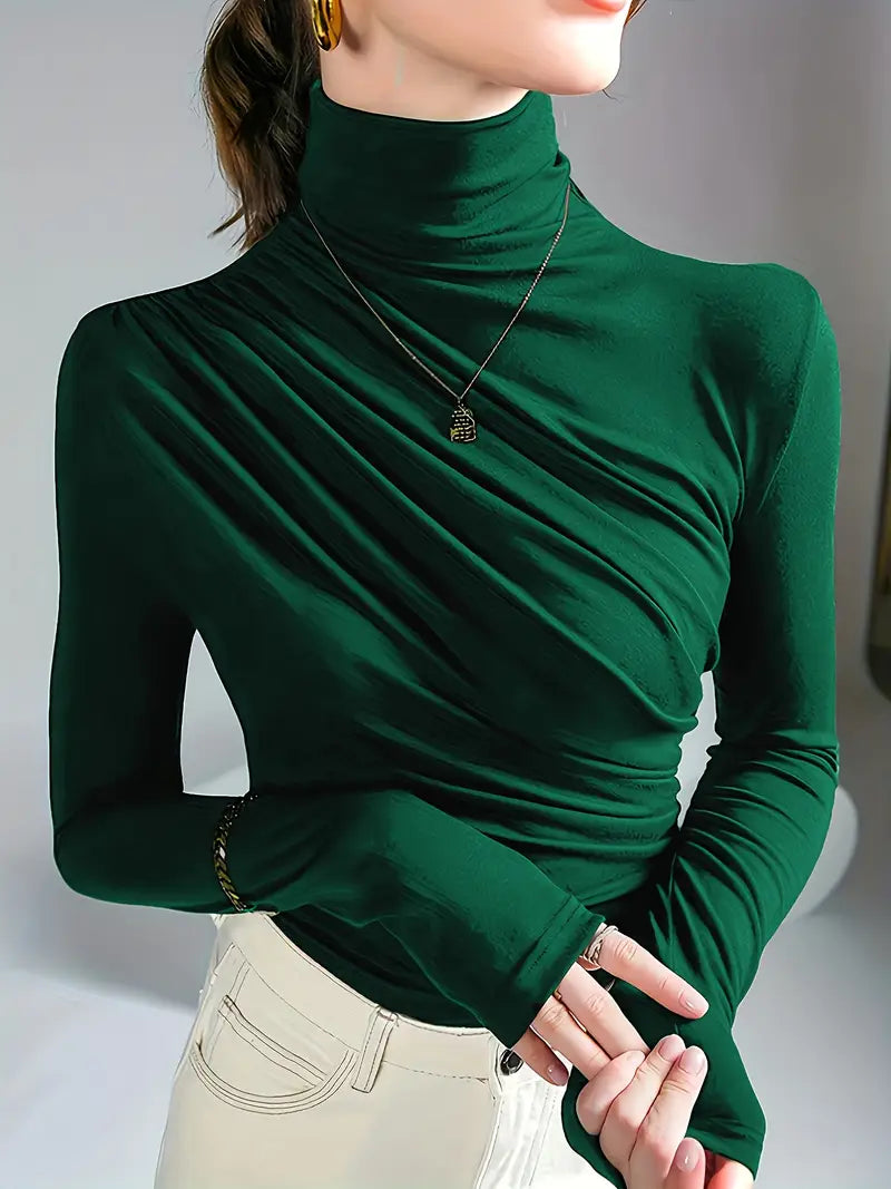 Brit & Boho™ I Sean Mock Neck T-Shirt Brit & Boho | Fashion & Boutique