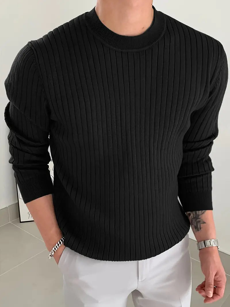 Brit & Boho™️ | Mike Essential Round-Neck Sweater Brit & Boho | Fashion & Boutique