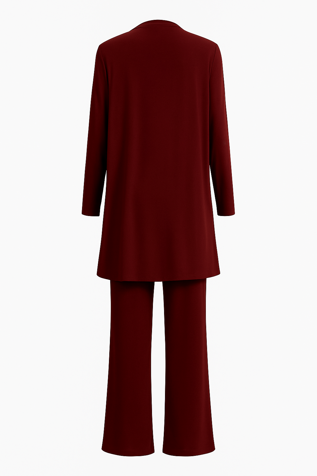 Adele | Women's Cashmere-Blend 3-Piece Cardigan, Top & Wide-Leg Trouser Set