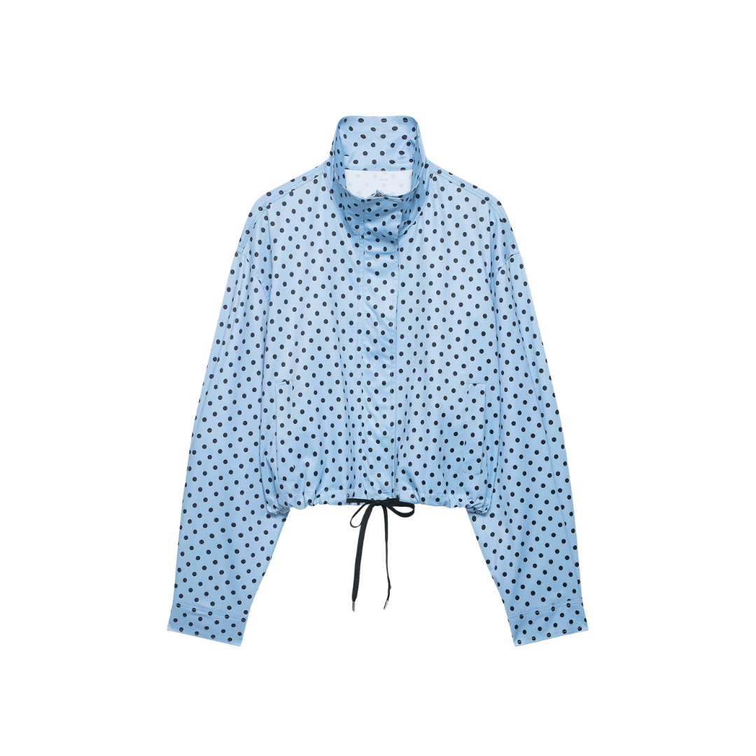 LOXIE™ – Polka Dot Street Style Blazer Jacket