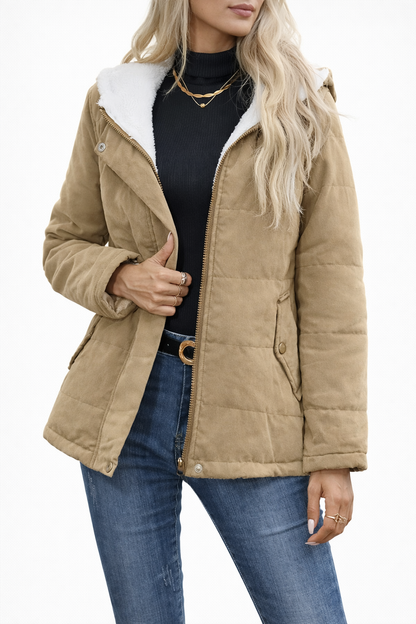 Brit & Boho™ | Riley Sleeveless Hooded Coat